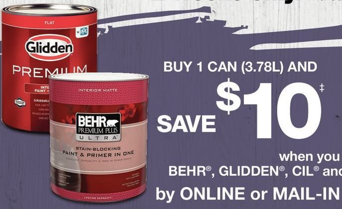 10 Glidden Rebate Home Depot July 22 2022