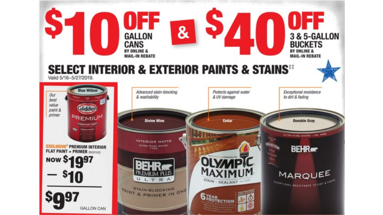 Behr Rebates Home Depot