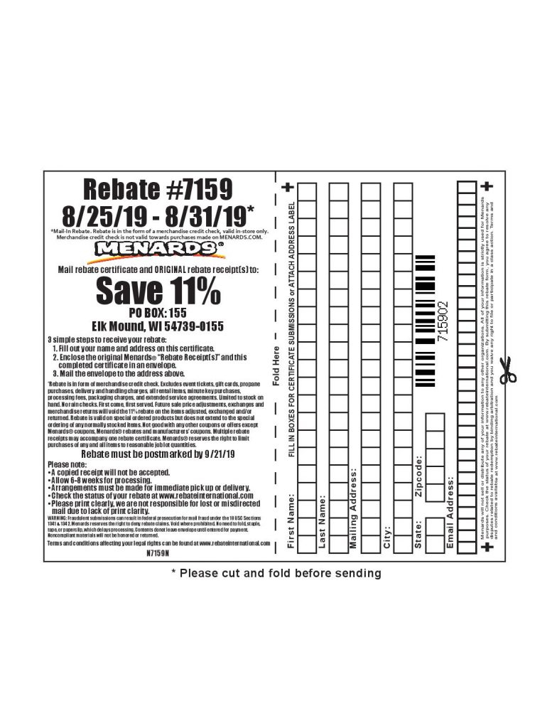 Does Home Depot Honor The Menards 11 Rebate