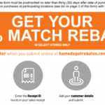 Expired Home Depot Rebate Card