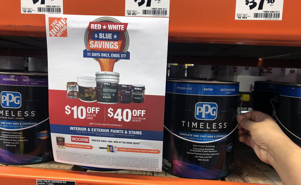 Home Depot 10 Rebate