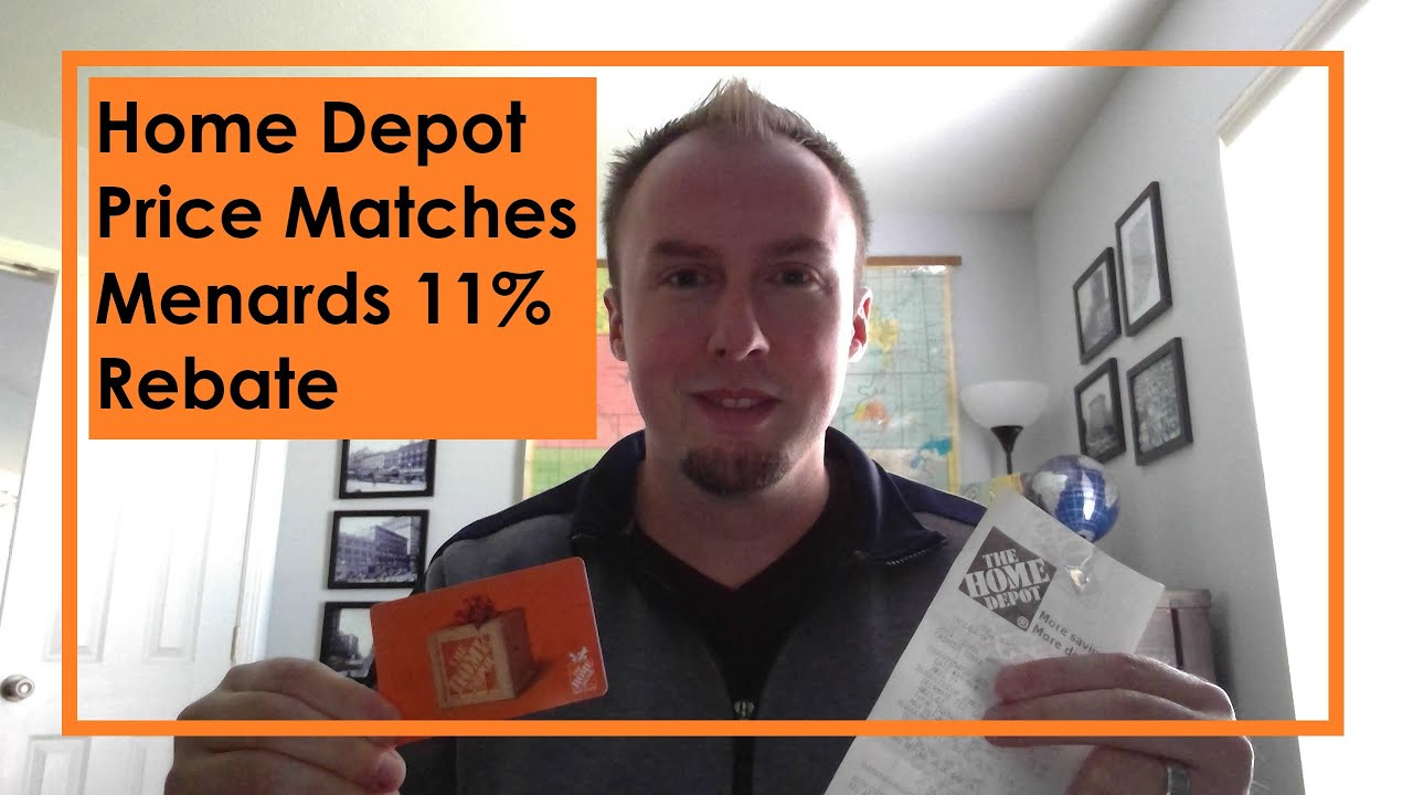 Home Depot 11 Rebate To Match Menards