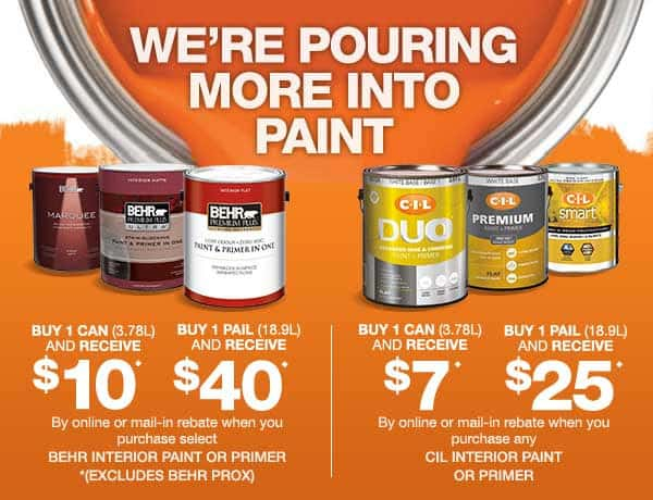 Home Depot Behr Paint Sale Rebate