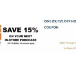 Home Depot Instant Rebate