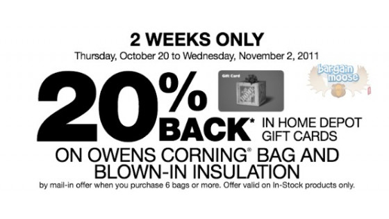 Home Depot Insulation Rebates