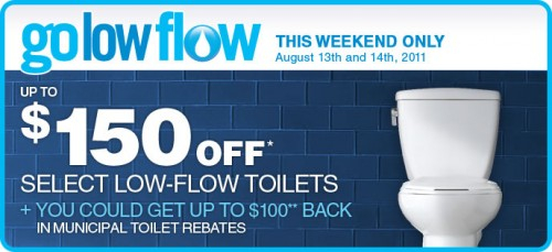 Home Depot Low Flow Toilet Rebate