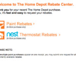 Home Depot Paint Rebate Form