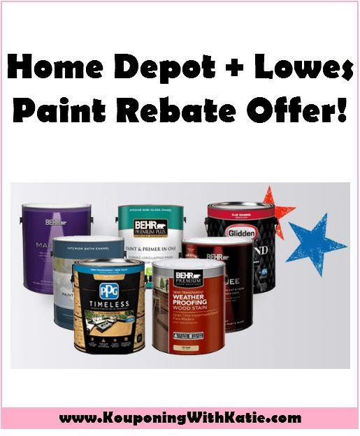 Home Depot Ppg Paint Rebate