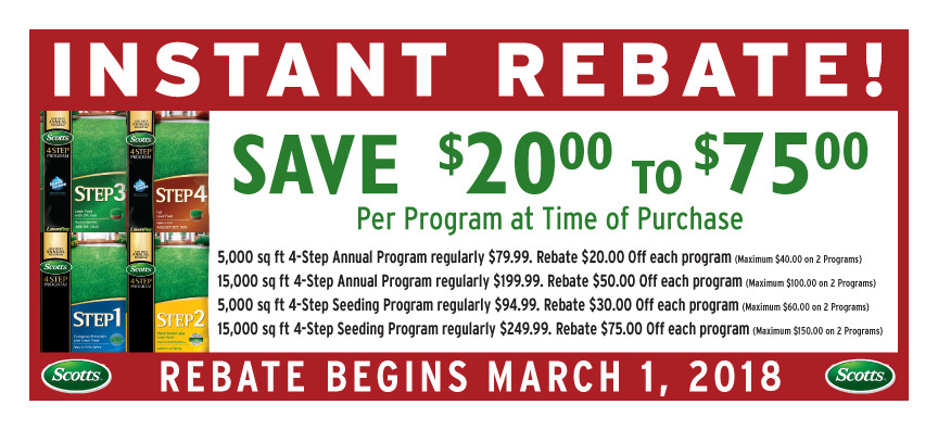 Home Depot Scotts Fertilizer Rebate