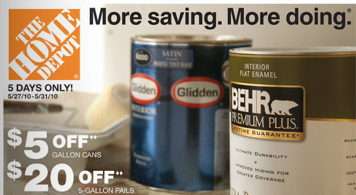 Home Depot Valspar Rebate