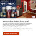 Home Depot Behr Memorial Day Rebate