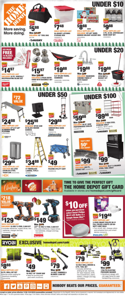 Home Depot Black Friday Appliance Rebate