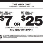 Home Depot Cil Paint Rebate