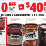 Home Depot Laboer Day Online Paint Rebate