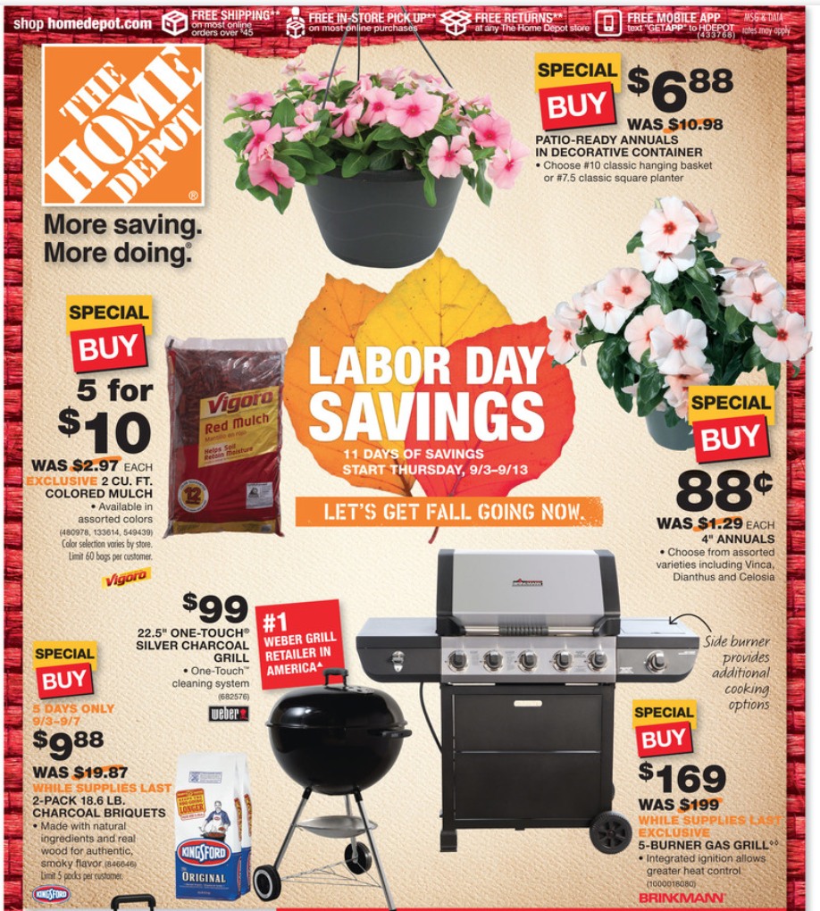 Home Depot Labor Day Paint Sale Rebate Form