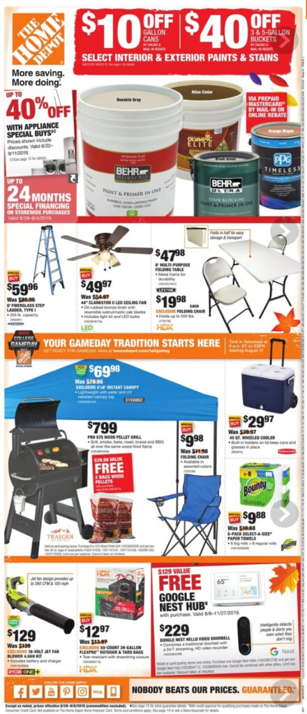 Home Depot Labor Day Sale 2024 Paint Rebate