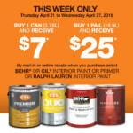 Home Depot Mail In Rebate Paint Form