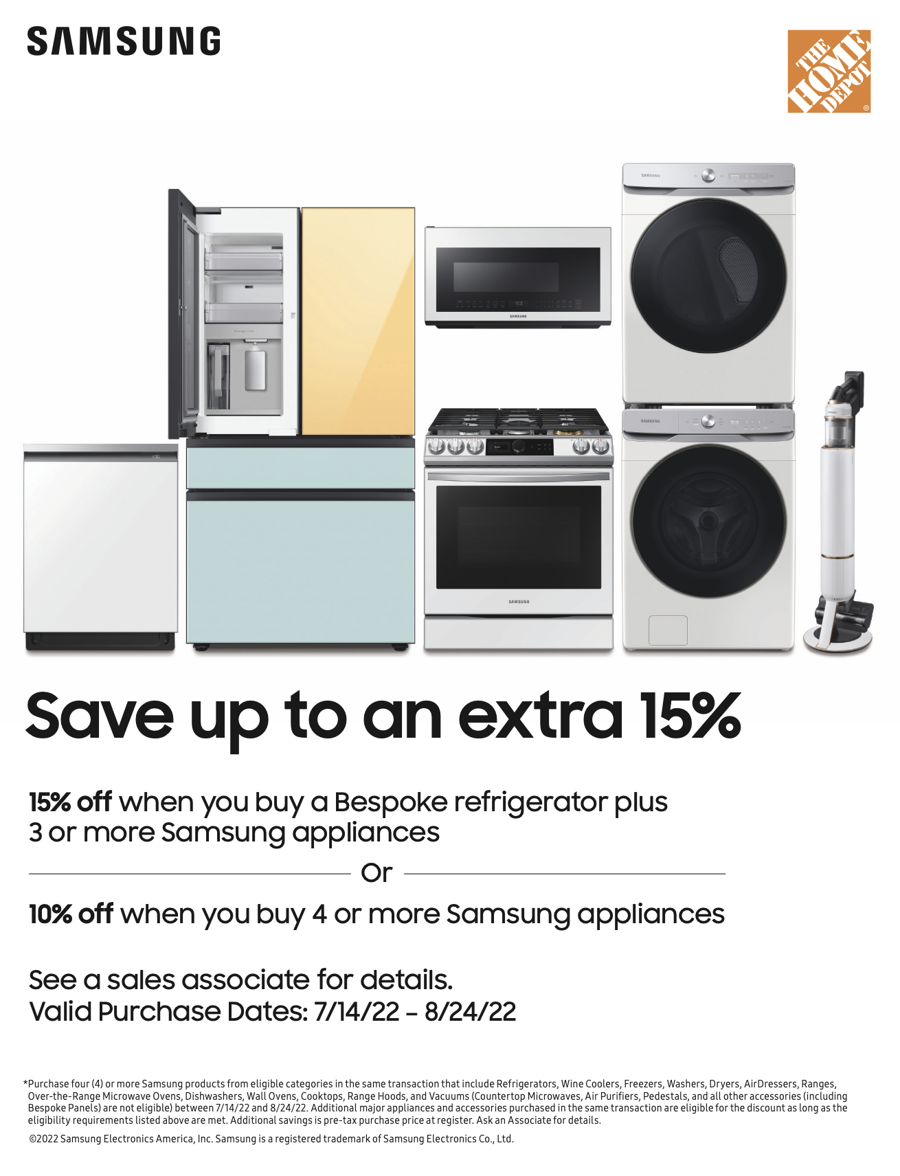 Home Depot Samsung Appliance Rebate